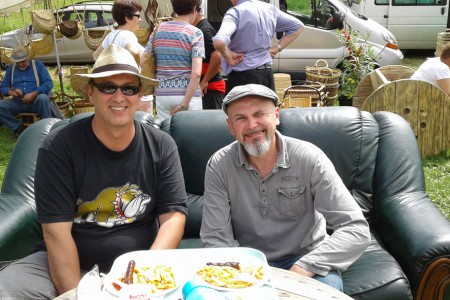 Jakino et Eric Saintvoirin au fort du Lomont